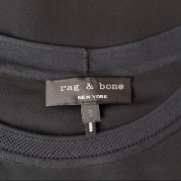 RAG & BONE Sheer Tunic Sleeveless Blouse in Black, Size Small - Picture 3 of 10